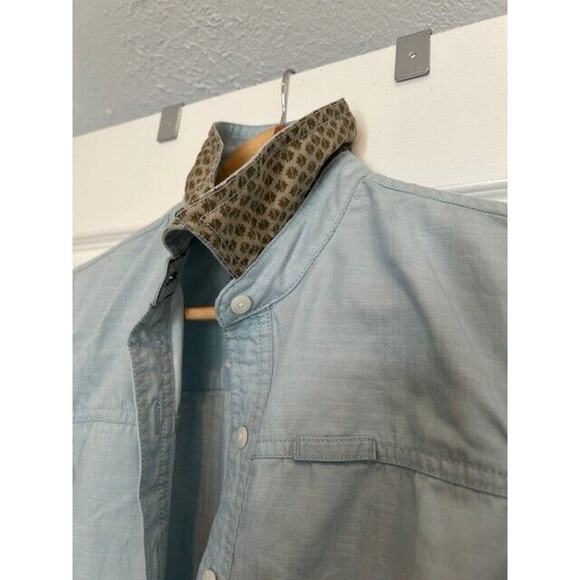 PATAGONIA Women's Chesser Island Chambray Dress Blue Size 2 - Picture 7 of 10